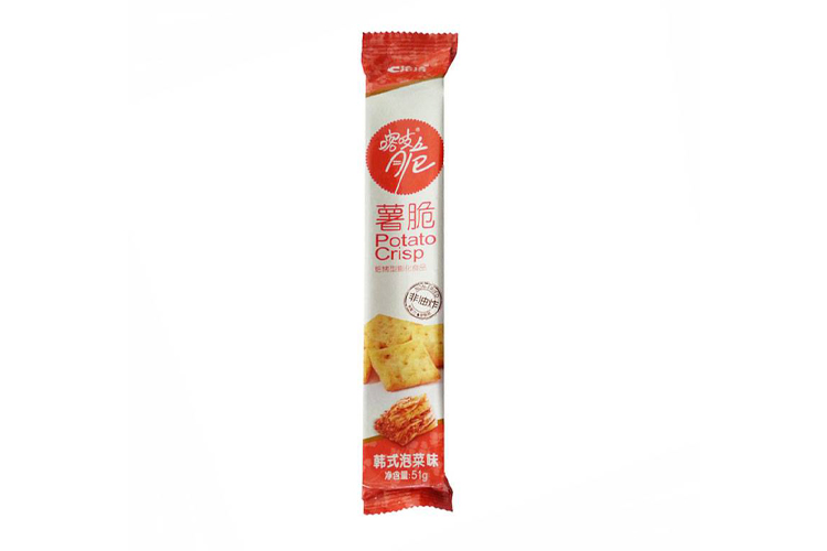 QIAQIA CRUNCHY POTATO CRIPS (KIMCHI) 51G